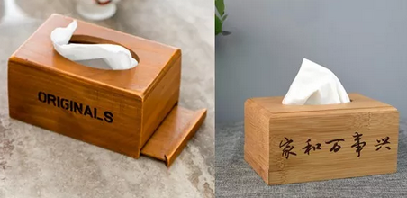 激光打標(biāo)紙巾盒，讓您干凈每一天