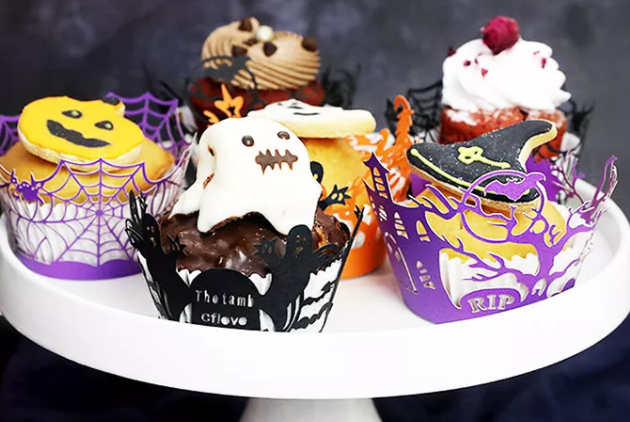 激光鏤空蛋糕圍邊紙，予紙杯蛋糕百變造型