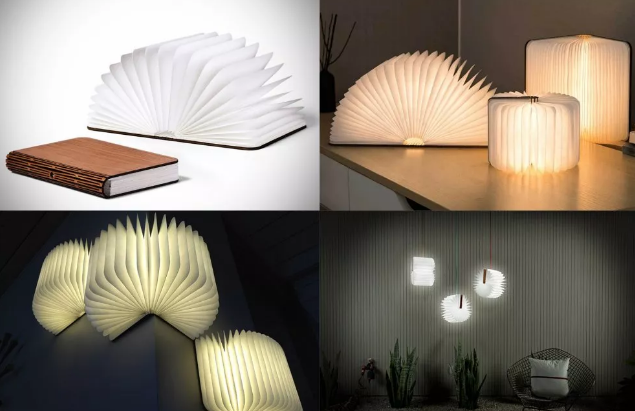 激光切割木質書頁燈：無言的陪伴，無形的溫暖！