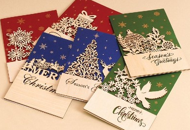 激光雕刻賀卡，把最美好的祝福帶給您