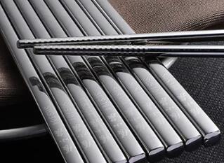 激光打標(biāo)不銹鋼餐筷-吃的干凈 用的放心